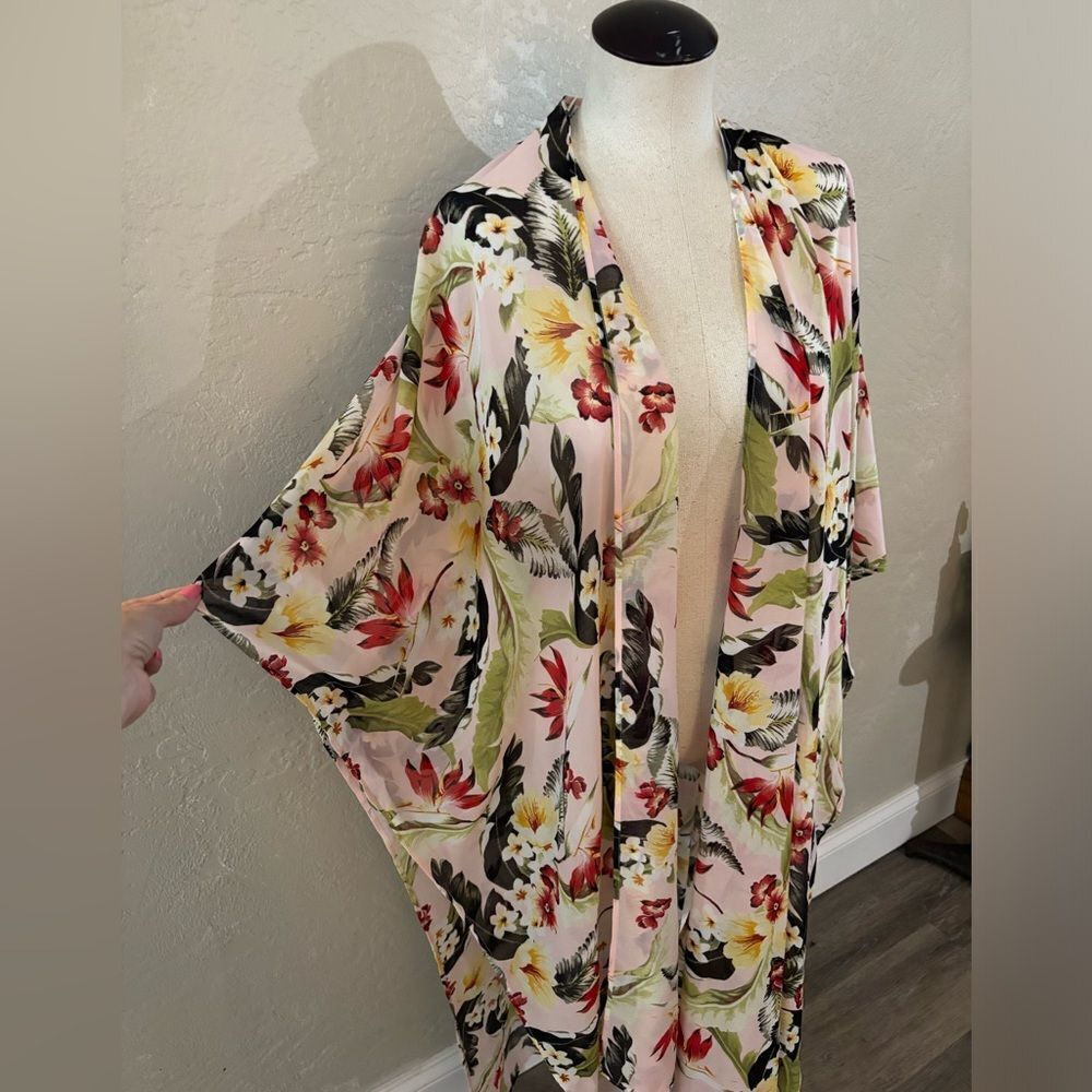 Skye Tropical Floral Kimono /Robe/ Coverup One size